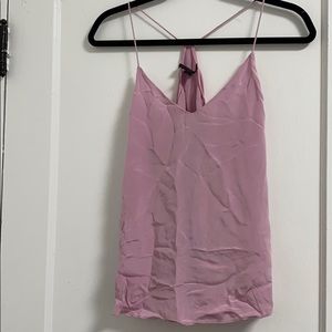 J. Crew Pink V Neck Racerback Camisole Size 0